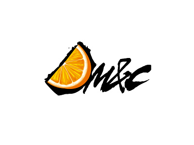 M&C black chinesecalligraphy logo mc orange