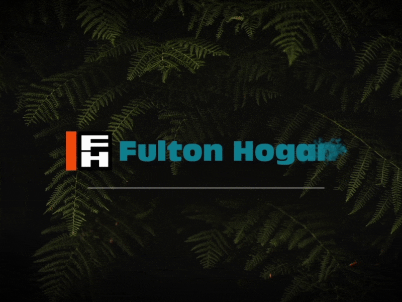 Fulton Hogan - Presentation End Slide typography