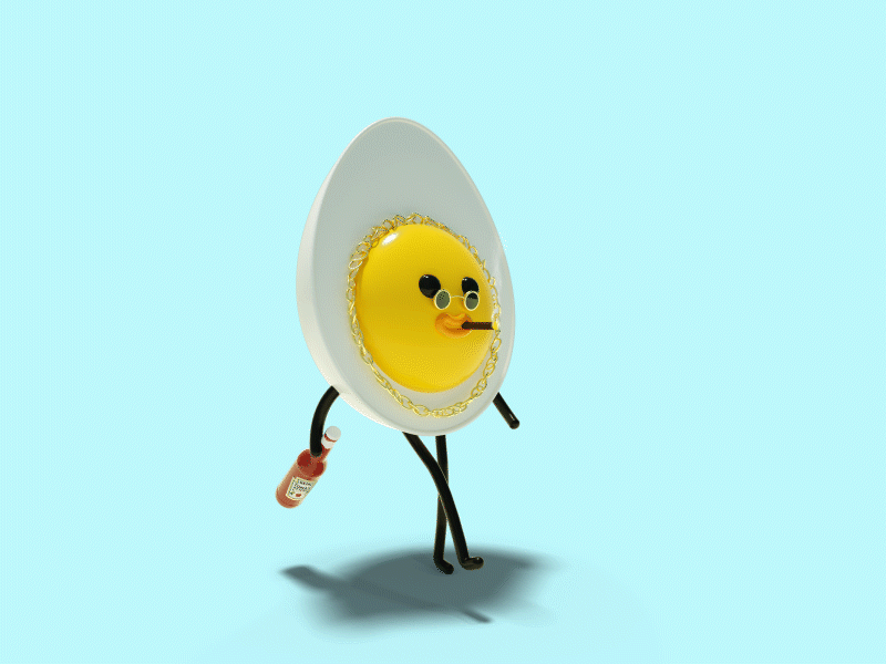 A$AP Eggy 3d 3d animation ae after effects animation character cinema 4d mograph motion octane render walkcycle