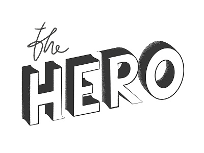 The Hero Lettering bold hero lettering tales