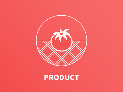 Product // icon beverage bocconi food icon market product table cloth tomato