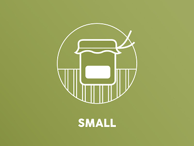 Small // icon beverage food handmade jam small small business