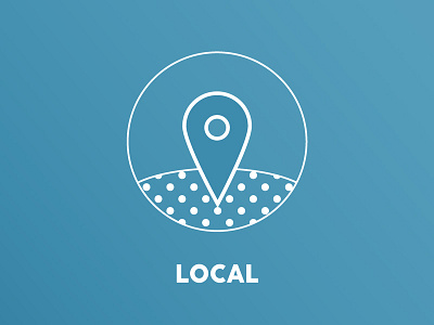 Local // icon beverage food global local map pin territory travel world