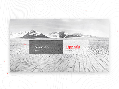 Glaciers UI // Draft #3