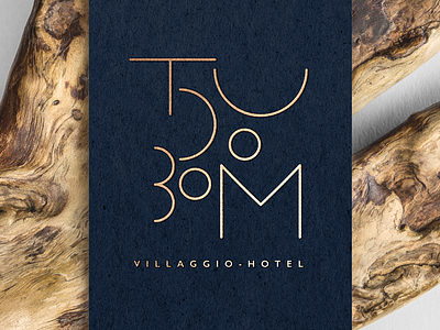 Tudobom // logo allright branding brasil charme hotel hotellerie portuguese tudobom village