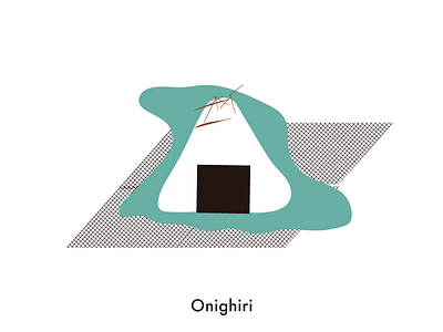 Food illustration set // Onighiri