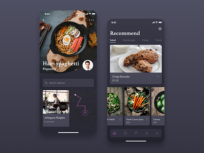 Food Application app icon ui ux web