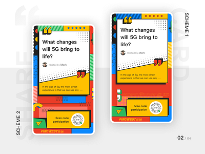 Card Style - 2 app color design illustration ui ux