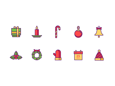 Christmas Day 03 animation app color design icon illustration logo ui ux web