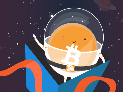 Free bitcoin coin coinkite illustration space