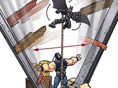 Dark Knight Rises Playset III action batman bros. comics dc figures mattel movie playset waner
