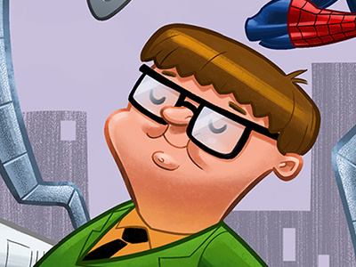 Multitasking books cartooning comic humor marvel spider man