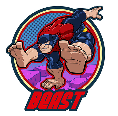 Beast character comics design illustration marvel xmen