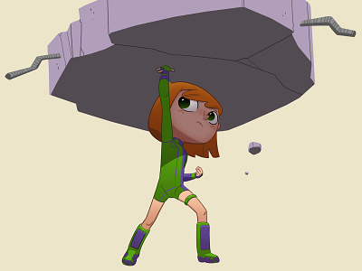 Gen 13-Fairchild animation cartoon character concept design illustration