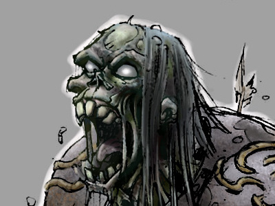 Zombie character design development game