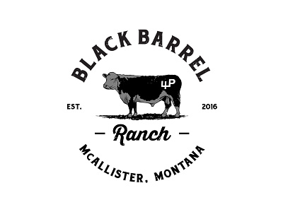 Vintage Logo Design for raise cattle company in Montana cattle logo rustic vintage