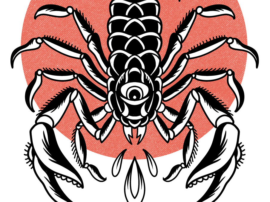 6. Neo Traditional Scorpion Sleeve Tattoos - wide 3