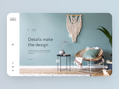 Interior Design. Website concept