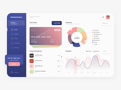 Banking dashboard app bank app banking concept dashboard dashboard ui design finance interface ui uiux user experience user interface ux webdesign