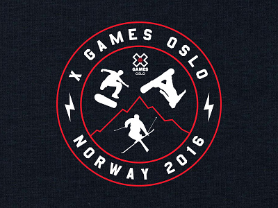 X Games Oslo X Seal apparel design t shirt x games