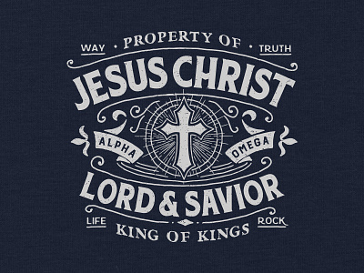 Property of Christ apparel christian faith religious t-shirt