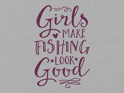 Girls Make Fishing Look Good apparel fishing t shirt