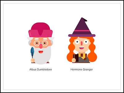 Harry Potter illustration portrait illustration vector web