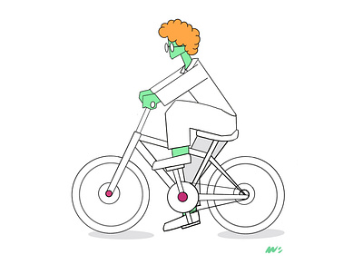 RIDE art artist cycle design emotions fine art illustration life man minimal minimalism ride