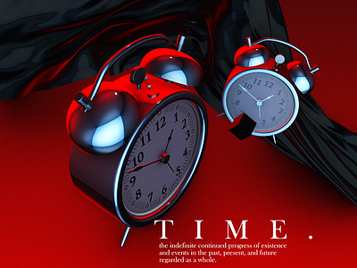 T I M E 3d art aftereffects composition design designer element3d fine art render time