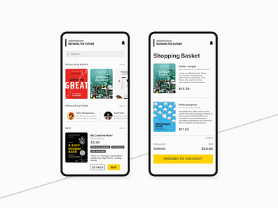 Bookstore black and white book app bookshop bookstore clean design design app interace interface design minimal app mobile app design uidesign ux ui design