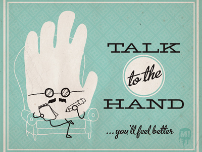 Talk To The Hand illustration mud