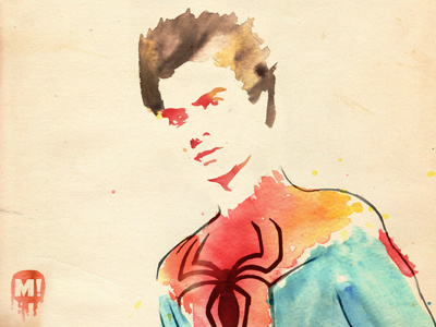 Watercolor Spidey