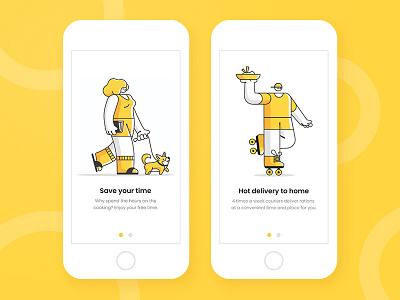 Onboarding for Food delivery app