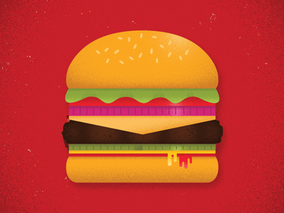 The Classic Burger burger card game design food game gaming illustration tabletop