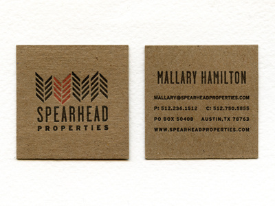 Spearhead Business Cards