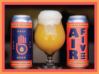 AIR FIVE - St. Elmo X Austin Beerworks by Keith Davis Young on Dribbble