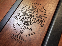 Craftsman Bar Menu by Keith Davis Young on Dribbble