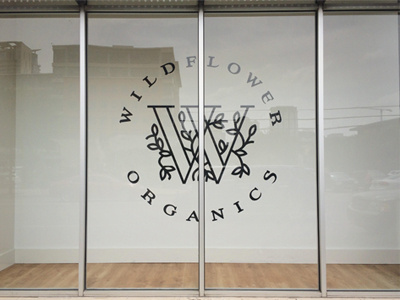 Wildflower Organics store signage