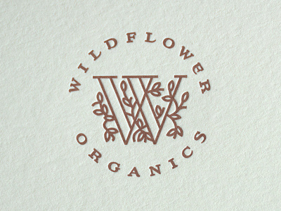 Wildflower letterpress printed cards