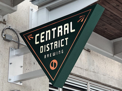 Central District exterior signage