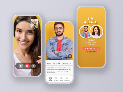 Dating App UI Design dating app ui ui design