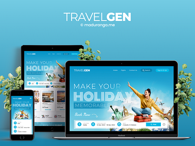 TravelGen Hotels & Flights Booking App
