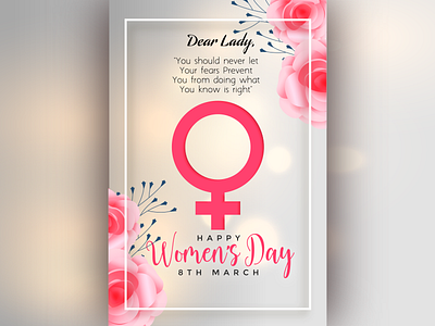 Women's Day Card Design by Maduranga Kodithuwakku on Dribbble