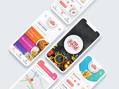 Food App UI UX Design food app mobile app design ui design