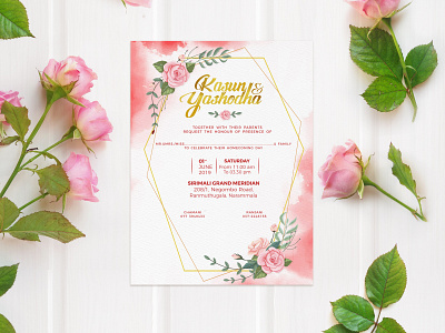 Wedding Card Invitation Design