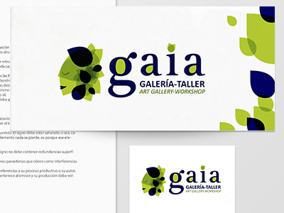 GAIA Gallery´s Branding branding printing.