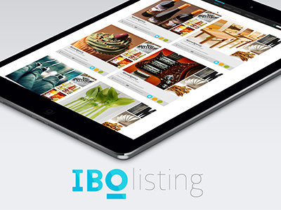 IBOlisting Web branding logo ui web design