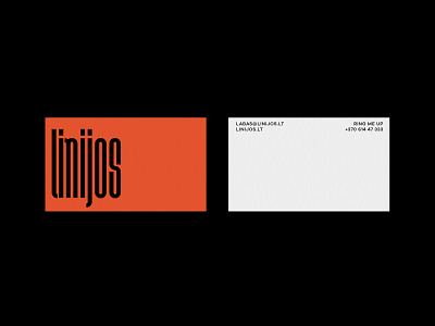 linijos adobe brand identity branding brutalism business card design businesscard conceptual conceptual design contemporary design agency design studio graphic design logo logotype mnimalist typography