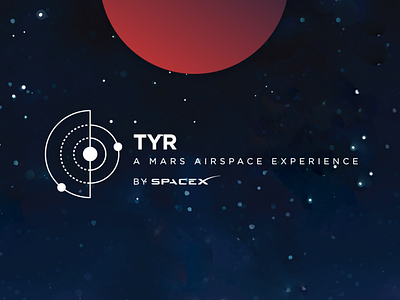 TYR: A Mars Airspace Experience by SpaceX branding branding design design graphic design logo portfolio vector