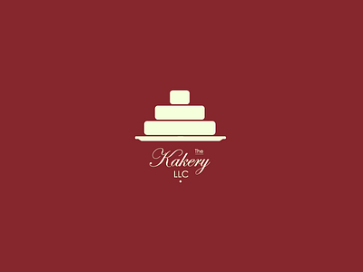 The Kakery bakery cake contrast cream entrepreneurship maroon triple layer